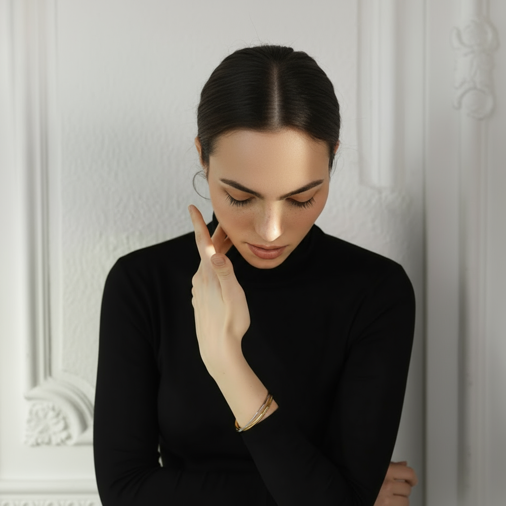 bracelet gold and silver
